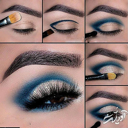 نحوه انجام آرایش چشم کات کریس, انواع آرایش کات کریس, آموزش آرایش کات کریس